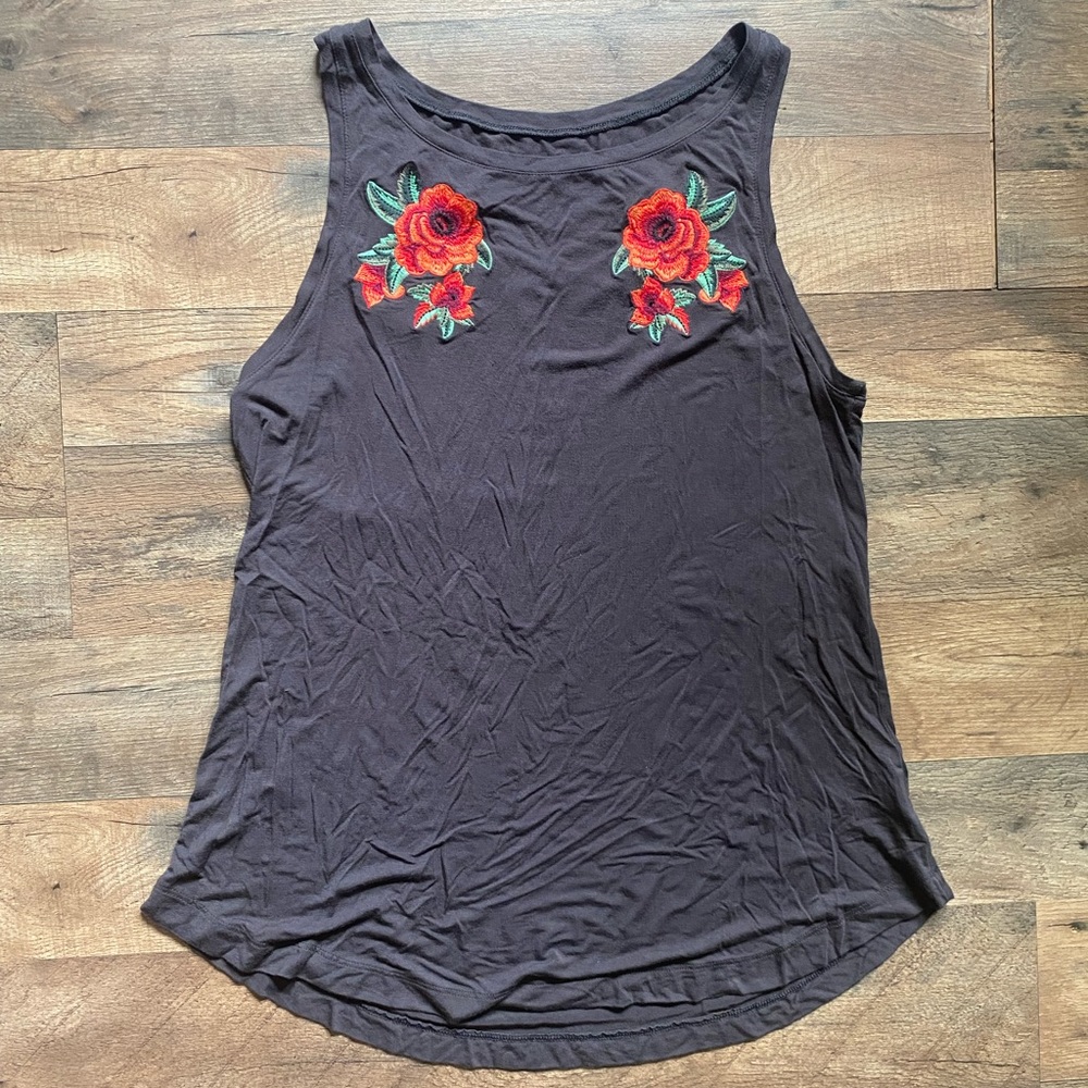 AEO Embroidered Tank Top